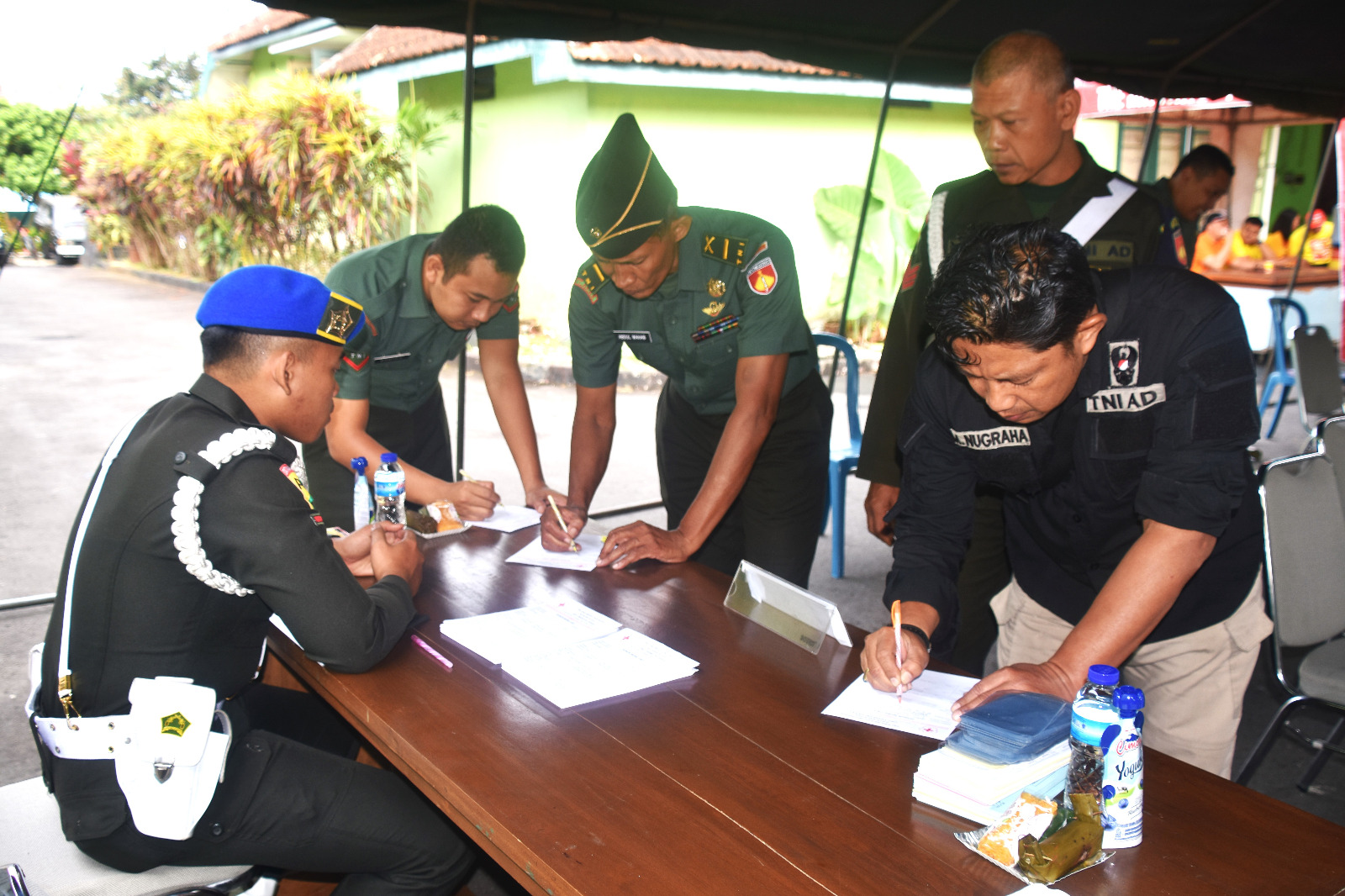 Sambangi Denpom IV/3 Salatiga, Prajurit Korem 073/Makutarama Sumbang Darah